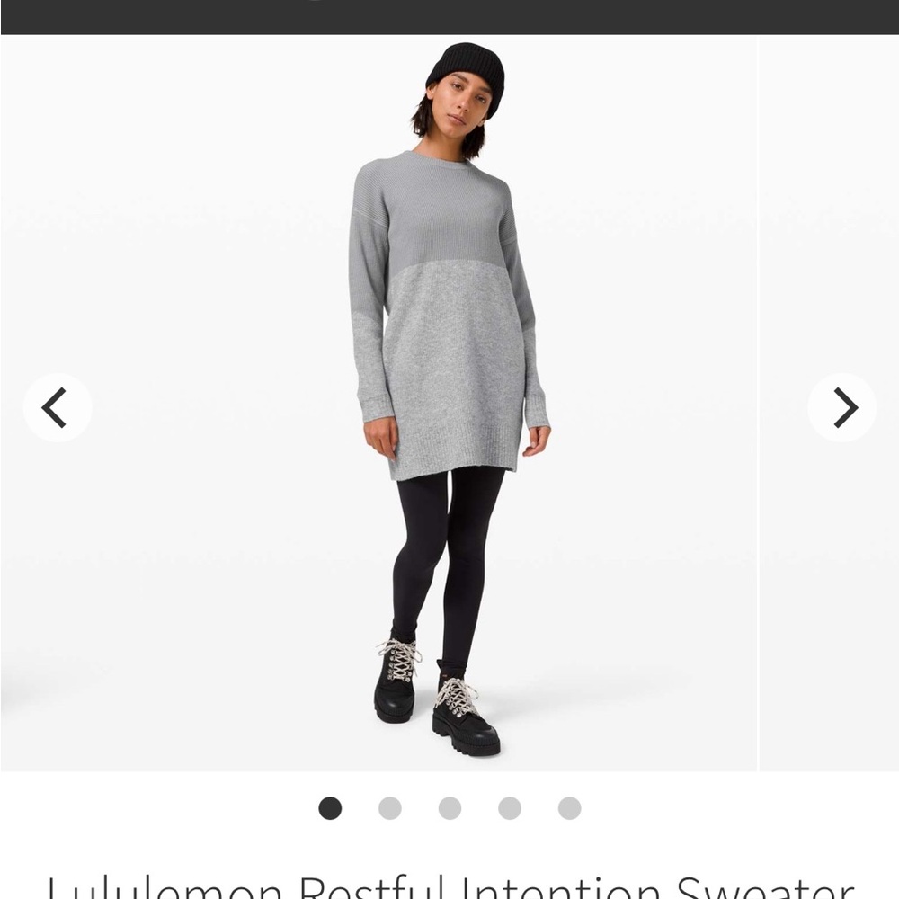 Lululemon restful intention sweater